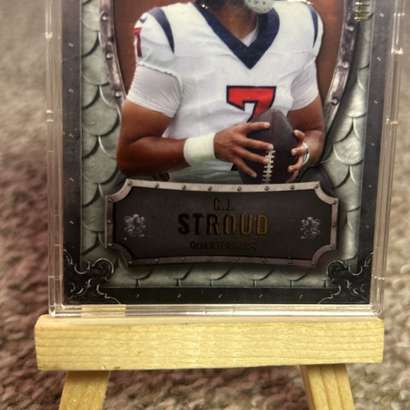 CJ Stroud Wild Card Matte # 111/200 Rookie Card Houston Card Football NFL Card - Picture 2 of 5